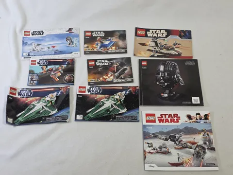 LEGO Star Wars Instruction Manual Lot (8 Booklets) 75304 9498 75202 75196 7668