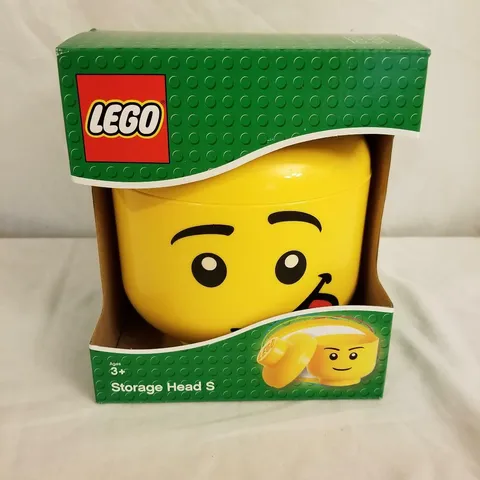 Lego 4031 Storage Head Small Boy Yellow Emoji Sticking Out Tongue BNIB NRFB NEW