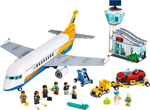 LEGO Airplane: Passenger Airplane (60262) - Used - Complete - No Manual 