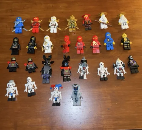 HUGE LEGO NINJAGO Minifigure Mixed Lot; rare, read description