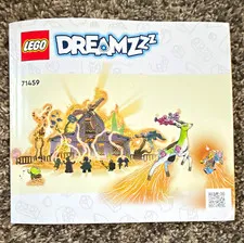 LEGO DREAMZzz 71459 Manual & Multicolor Mixed Pieces Bulk Lot in Bag