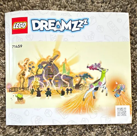 LEGO DREAMZzz 71459 Manual & Multicolor Mixed Pieces Bulk Lot in Bag