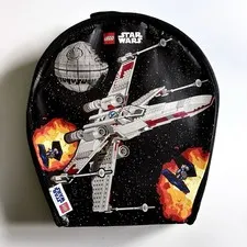 Lego Stars Wars Zip Storage Carry Case Death Star X-Wing Playset Disney WT
