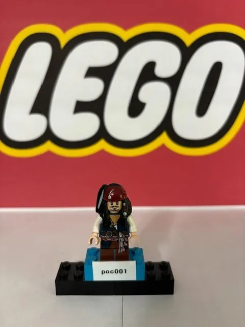 LEGO Pirates of the Caribbean JACK SPARROW minifigure from set #4192