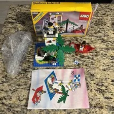 LEGO Pirates SABRE ISLAND 6265 Vintage 1989 99.9% COMPLETE Instructions & BOX