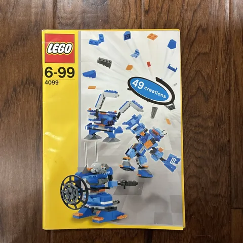 2003 LEGO Designer Set 6-99 Instruction Manual 4099 Ideas for 49 Creations
