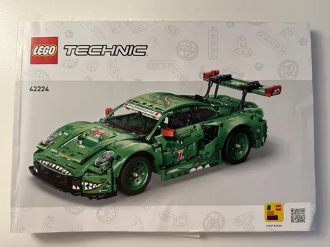 Lego Technic 42224 Porsche 911 Rexy Instructions Manual