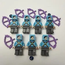 LEGO® Dragon Slayer Minifigure Lot x7 - Minecraft End Battle 21151 min067