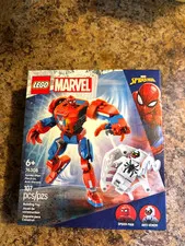 LEGO Marvel Spider-Man Mech Vs. Anti-Venom 76308 Complete Set 107 PCS, NEW