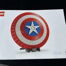 Lego 6472616 Marvel Shield Captain America Instruction Manual Printed 2023. (J)