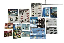 LEGO Instruction Manuals Lot of 15+ Variety Some Vintage? No Bricks