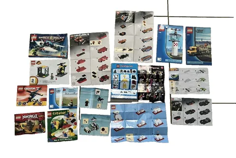 LEGO Instruction Manuals Lot of 15+ Variety Some Vintage? No Bricks