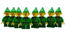 LEGO Christmas Carnival Elves Minifigures Set of Eight