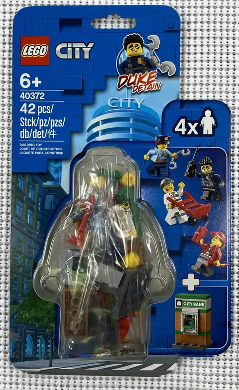 LEGO City Police Minifigure Accessory Set 40372 Duke Detain Brand New