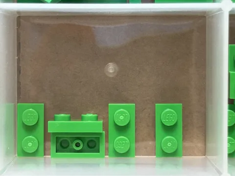 LEGO Parts - Bright Green Plate 1 x 2 - No 3023 - QTY 5