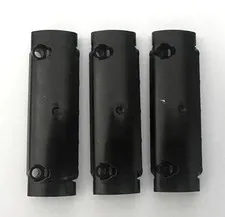 LEGO Technic Panel Curved 11 x 3 with 2 Pin Holes 62531 - BLACK - 3 parts