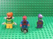Lot LEGO Marvel Super Heroes minifigs Spider-man Green Goblin Doc Ock GG66