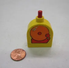 Vintage LEGO Duplo FIREHOUSE FIRE STATION BELL ALARM Push for Sound Rings #2