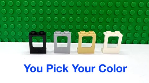 LEGO Window 1x2x2 Frame Plane Train "You Pick Your Color and Qty" NEW