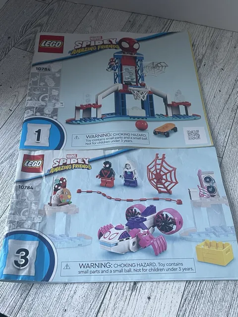 LEGO 10784 Marvel Spidey Amazing Friends Instructions Manuals Only  NO SET