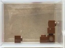 LEGO Parts - Reddish Brown Brick 1 x 1 x 2/3 with Open Stud - No 86996 - QTY 5