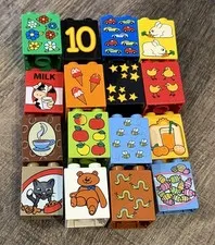 Lego Duplo Printed Learning Blocks Animals Numbers Food Educational Building