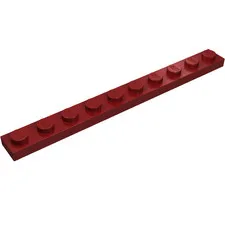 10x LEGO® Part 4477 - Plate 1 x 10