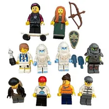 LEGO Minifigure Set TOWN CITY Lot Bulk Sale Adventure Old Block bow and arrow 