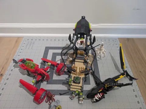 Lego Atlantis Retired Lot (8061, 8060, 8058) Incomplete USED