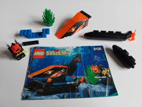LEGO 6135 Aquazone Spy Shark incomplete w/ instructions