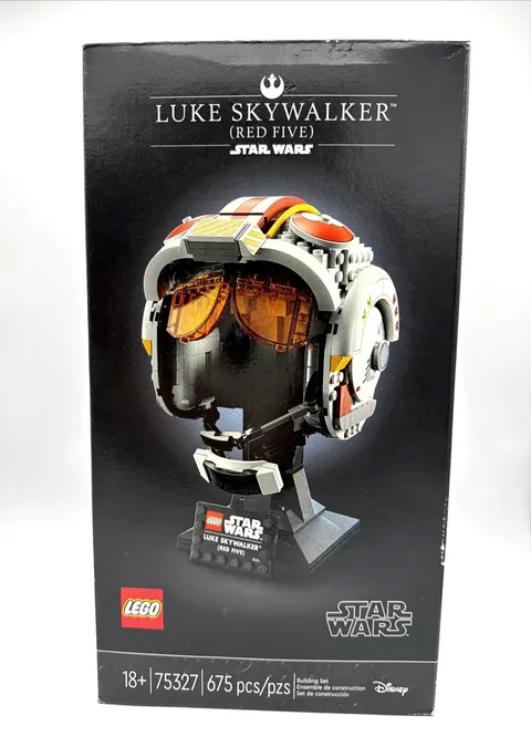 New LEGO 75327 Star Wars Luke Skywalker Red Five Helmet 675pcs Sealed