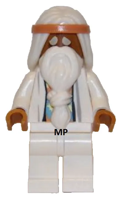 Lego Movie Press Kit - Vitruvius - White Legs - Minifig Minifigure New RARE
