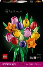 LEGO Botanicals Tulip Bouquet 11501 Building Toy Set Artificial Flowers Crafting