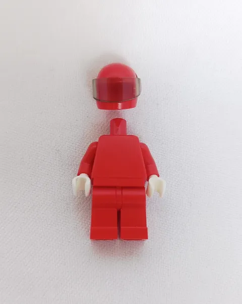 LEGO Racers rac024 Ferrari F1 Driver (No Sticker & Incomplete)