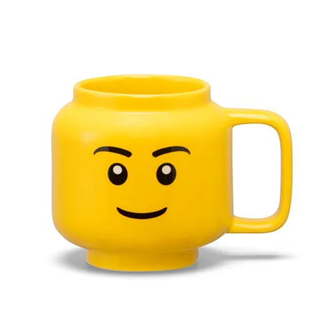 LEGO Storage Products: 40460810 Small Ceramic Mug 8.6 oz. Iconic Boy NEW