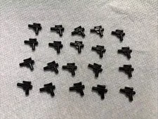 STAR WARS LEGO 20x Small Black Blasters With Scope- Brand New