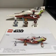 LEGO Star Wars 75333: Obi-Wan Kenobi's Jedi Starfighter 99% Complete (READ DESC)