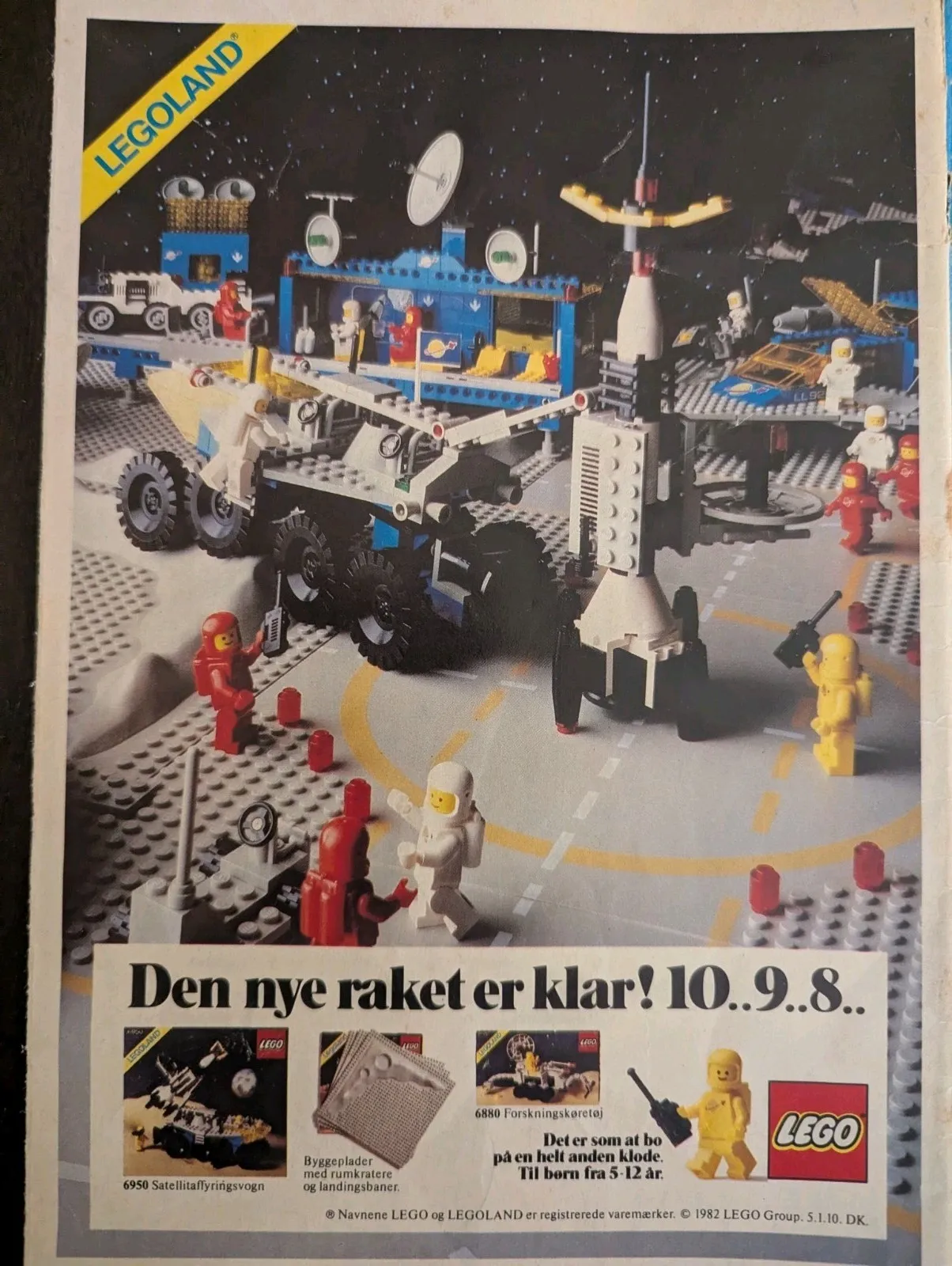 Vintage (1982) LEGO - Classic Space - Advertisement / Poster - VERY RARE!