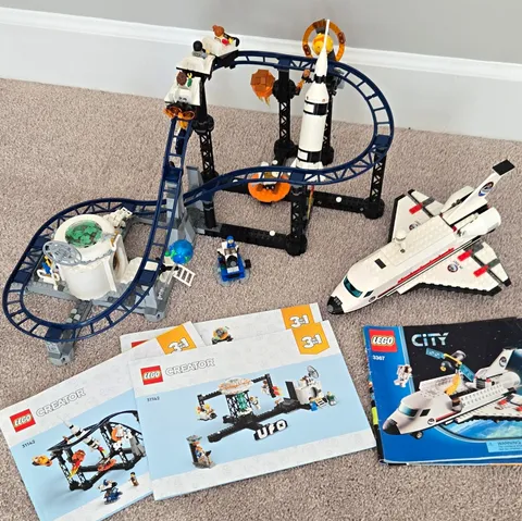 LEGO Creator 31142 Space Roller Coaster 3-in-1 And LEGO City 3367 - No Boxes