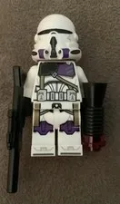  LEGO Star Wars 187th Legion Clone Trooper SW1207 Purple Clone w Gun