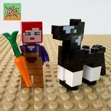LEGO Minecraft: Farmhand + Pony, CARROT, min099, 21171, HORSE STABLE 2021 FARMER