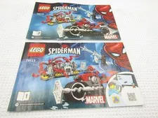 Lego Super Heroes Spider-Man Bike Rescue Instruction Manual for Set 76113