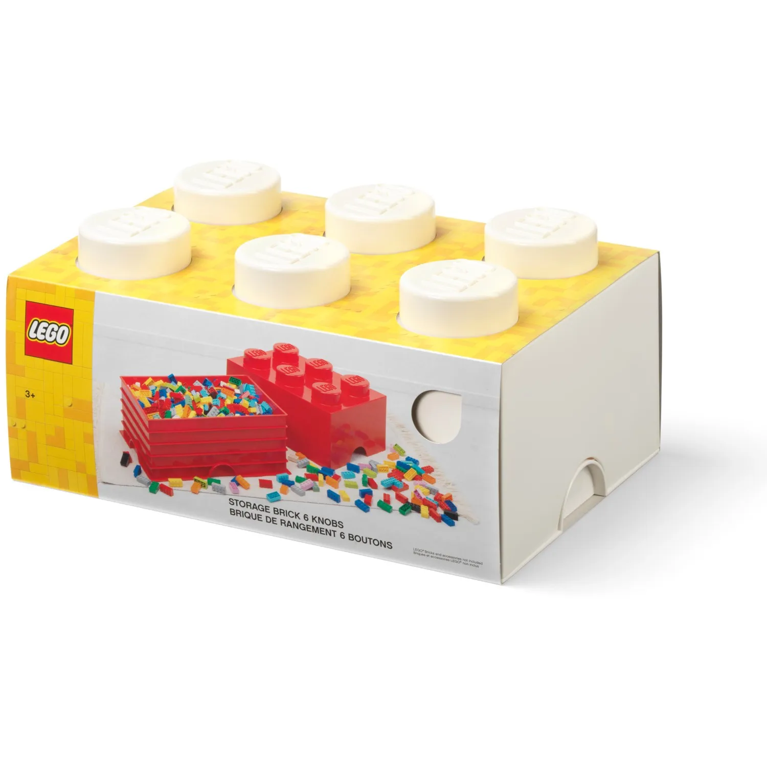 LEGO Storage Products: 40000804 6-Stud Brick White NEW