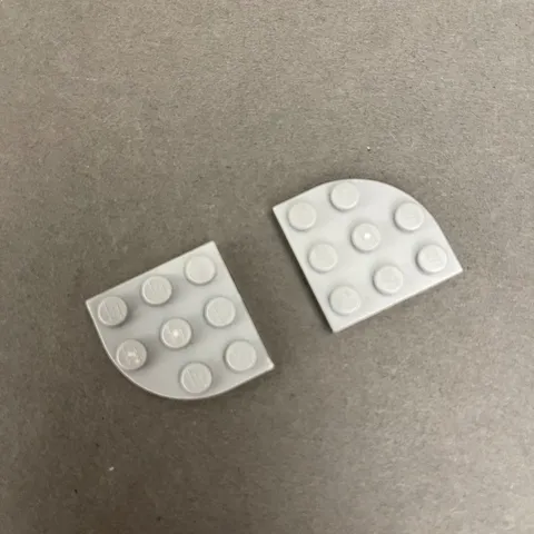 Lego 30357 Light Blue Gray Replacement Parts Pieces Lot of 2