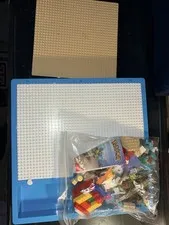 Lego Board Set With Bag Of Random Legos