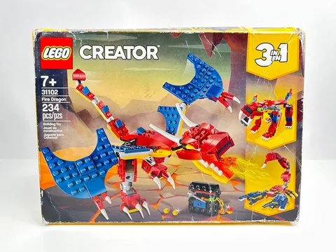 LEGO Creator 3in1 Fire Dragon 31102 Building Kit - See Photos