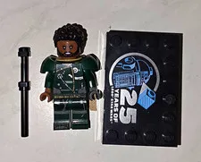 LEGO Star Wars 25th Anniversary Saw Gerrera Minifigure w/ Stand & Staff (SW1335)