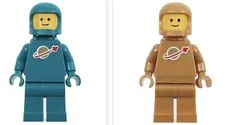 Lego Pearl Gold & Dark Turquoise Spaceman 21358 Minifigures idea227 idea230