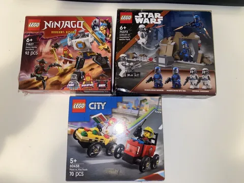 Lego Bundle lot  Brand new Starwars, Ninjago and Lego city 1 box damaged