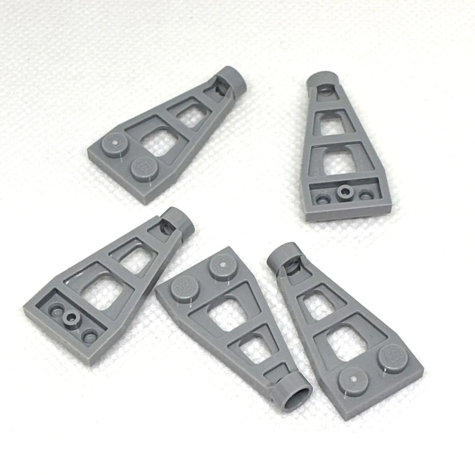 LEGO Parts Light Bluish Gray Plate Mod 1 x 2 Long Stud Receptacle Space 4596 X 5
